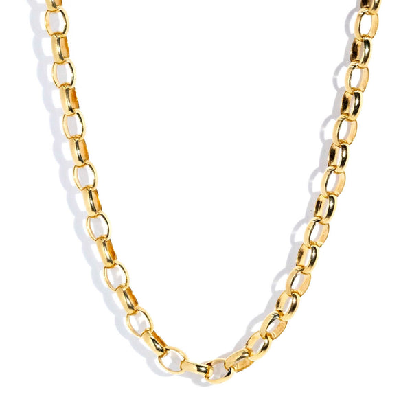 Heavy white on sale gold chain