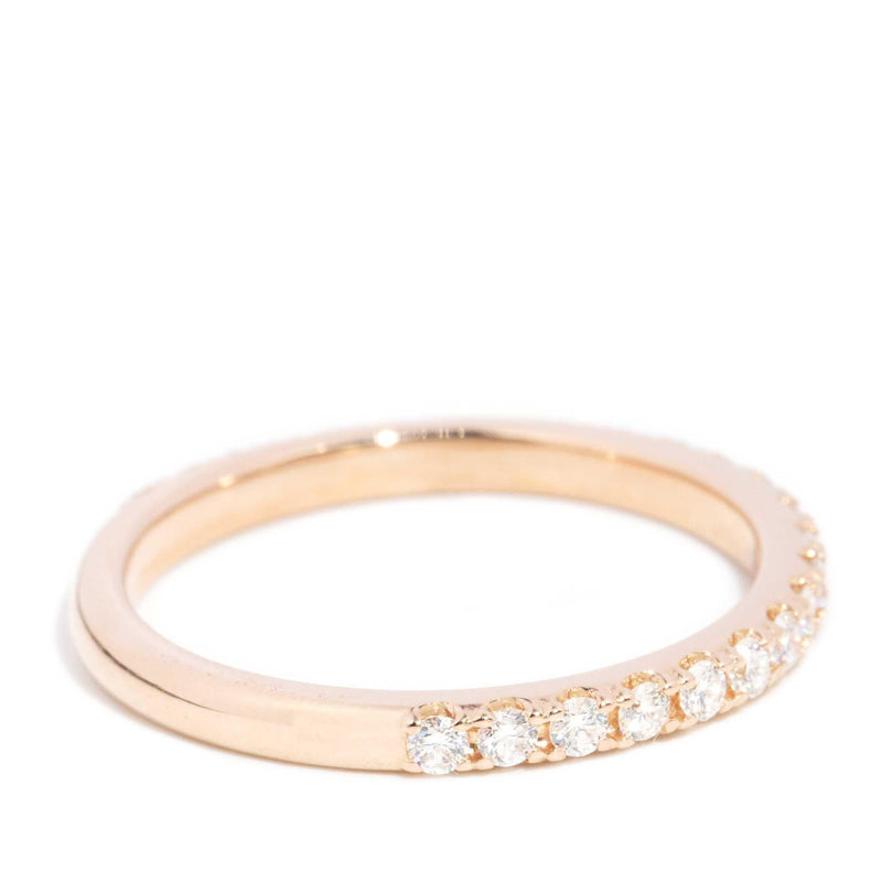 Alanis Diamond Stacking Eternity Ring 18ct Rose Gold