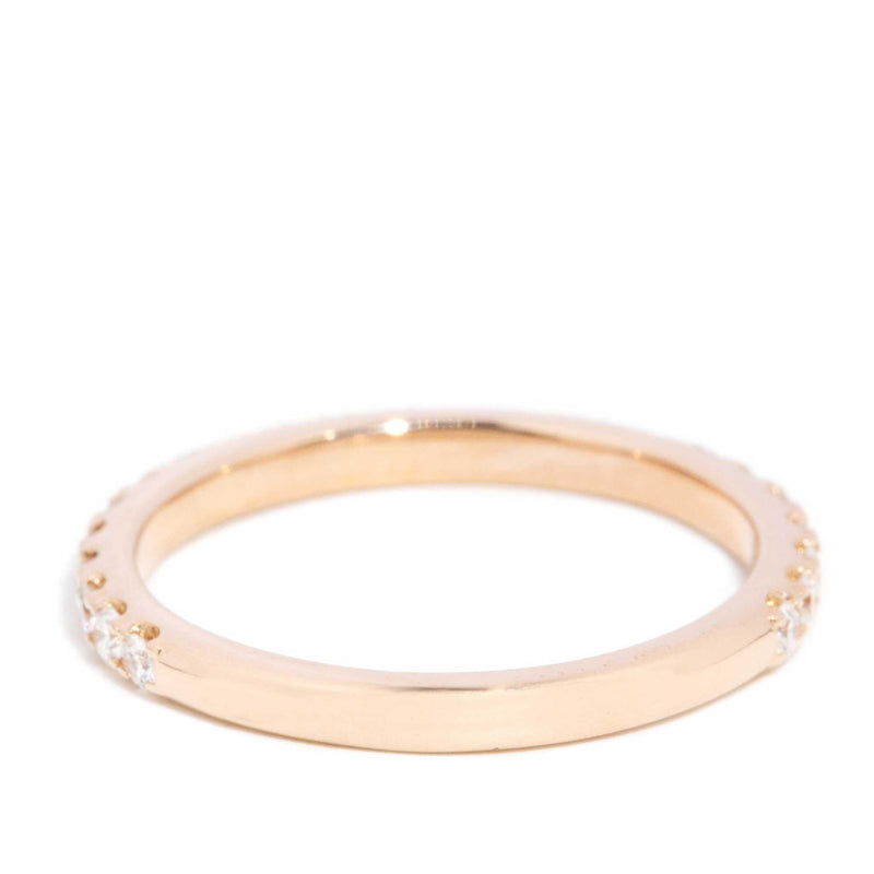 Alanis Diamond Stacking Eternity Ring 18ct Rose Gold