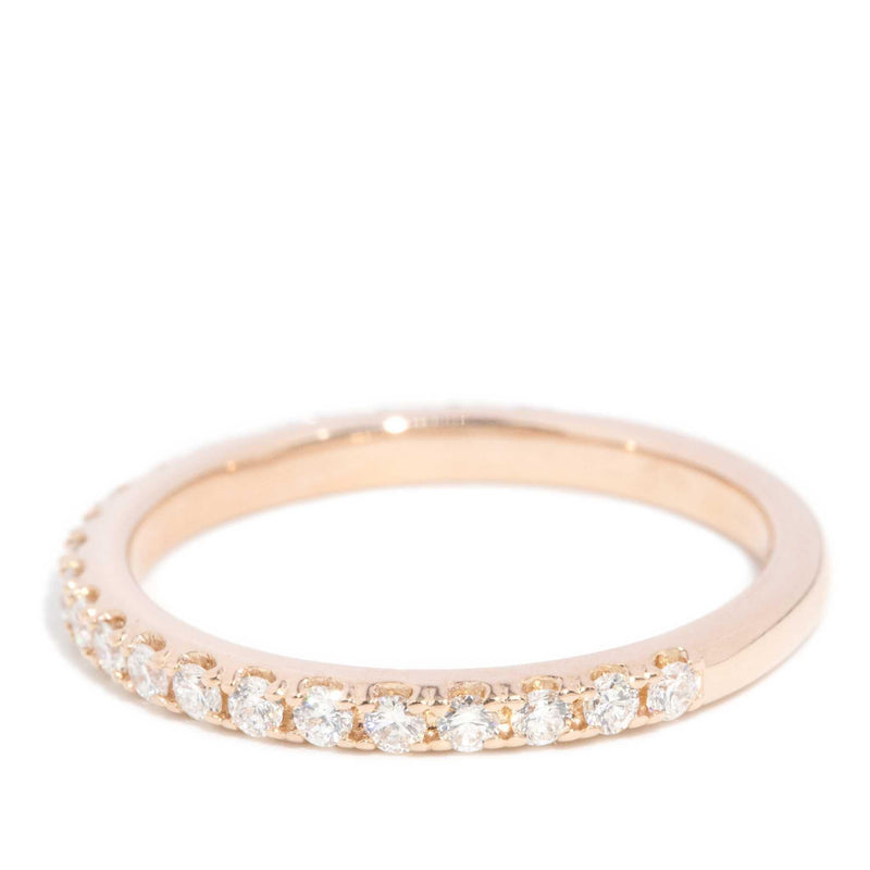 Alanis Diamond Stacking Eternity Ring 18ct Rose Gold