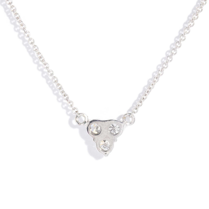 Alessandra Reinvented Diamond Necklet 18ct White Gold