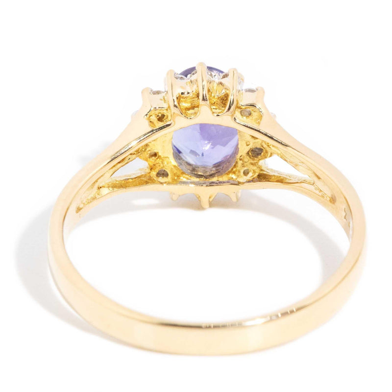 Aloy 1.58ct Tanzanite & Diamond Ring 18ct Gold