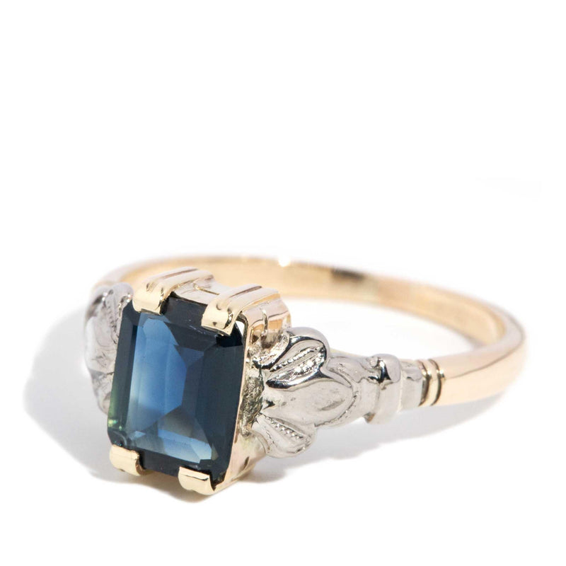 Aurora 1960s 1.37ct Sapphire Solitaire Ring 9ct Gold