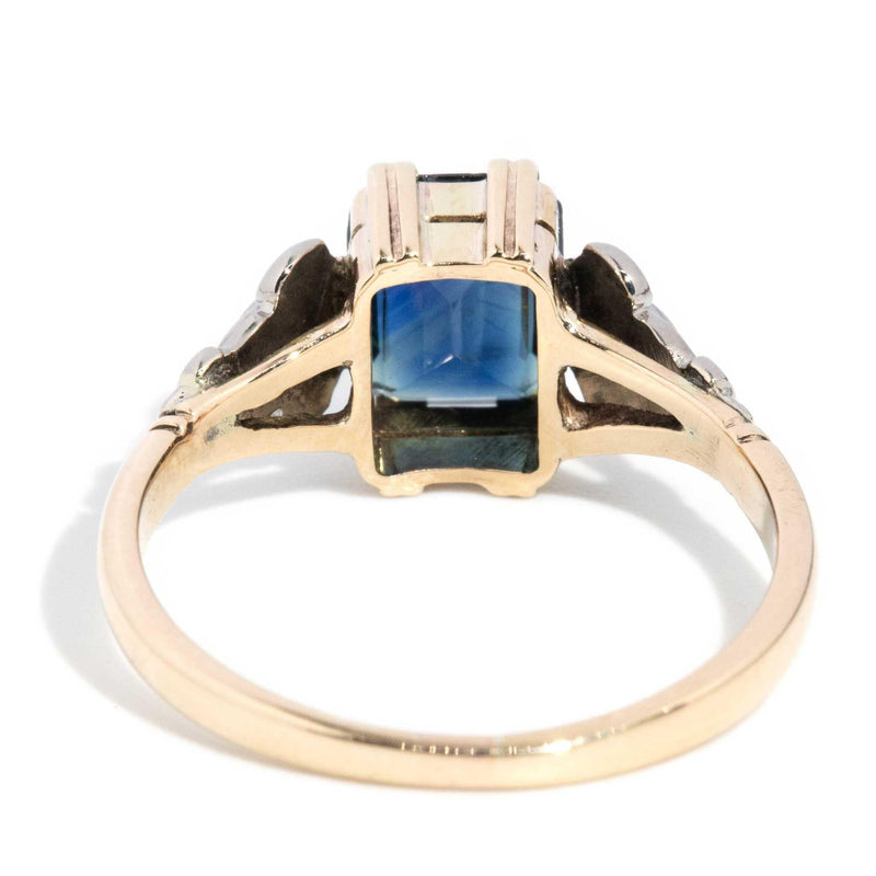 Aurora 1960s 1.37ct Sapphire Solitaire Ring 9ct Gold