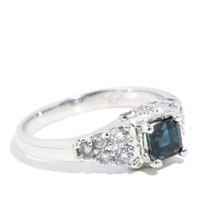 Balbina 1990s 0.60ct Sapphire & Diamond Ring 18ct