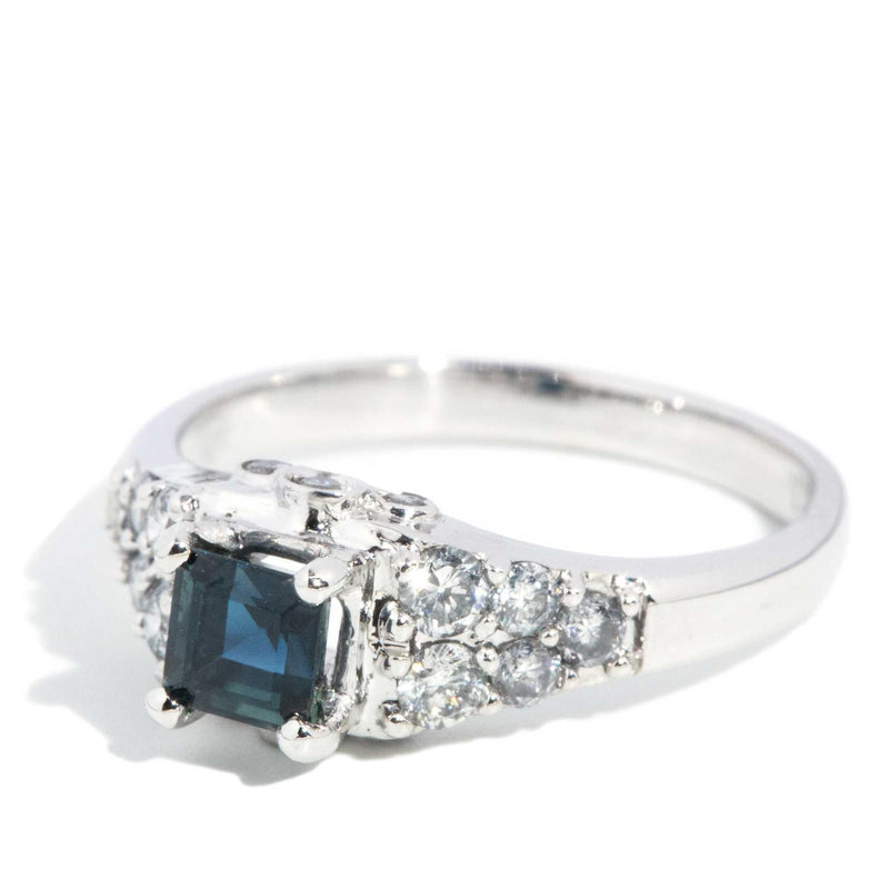 Balbina 1990s 0.60ct Sapphire & Diamond Ring 18ct