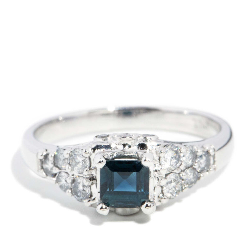 Balbina 1990s 0.60ct Sapphire & Diamond Ring 18ct