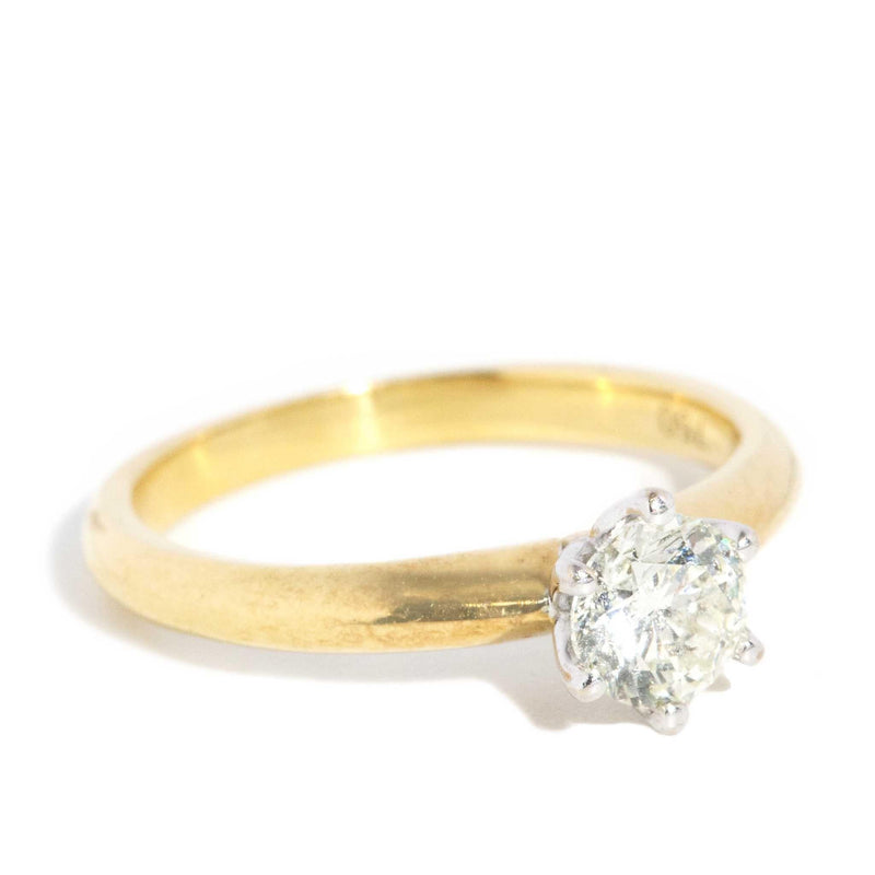 Belinda Diamond Solitaire Ring 18ct Gold