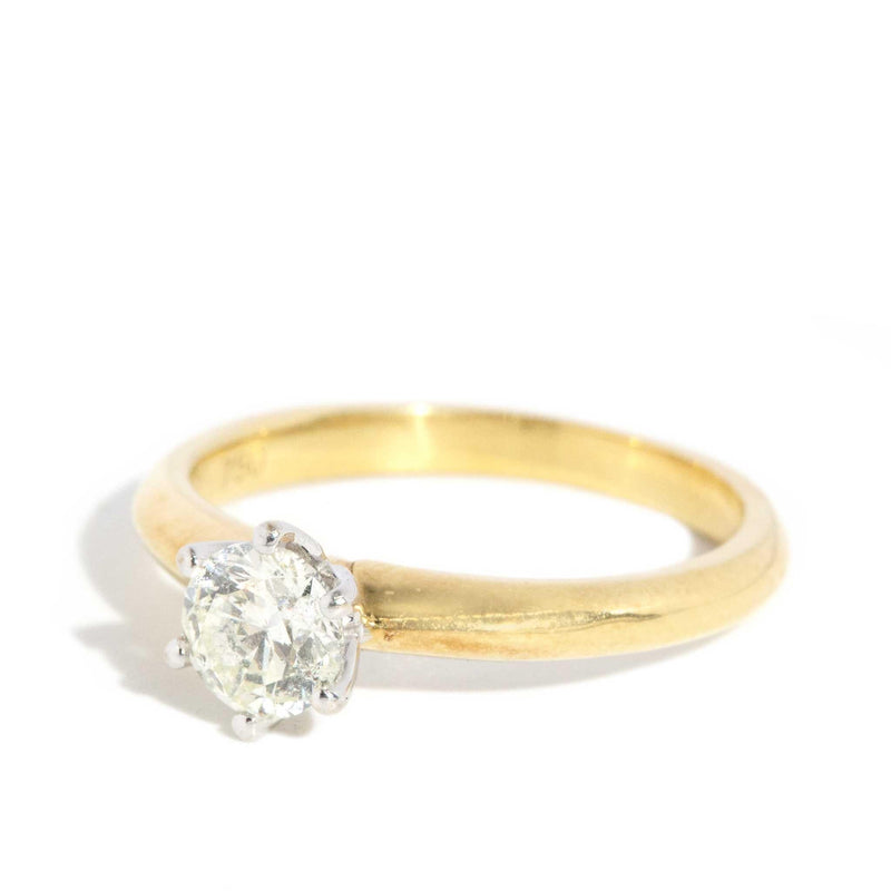 Belinda Diamond Solitaire Ring 18ct Gold