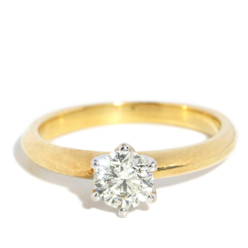 Belinda Diamond Solitaire Ring 18ct Gold