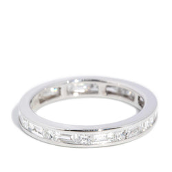 Billie Diamond Band 18ct White Gold