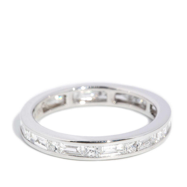 Billie Diamond Band 18ct White Gold