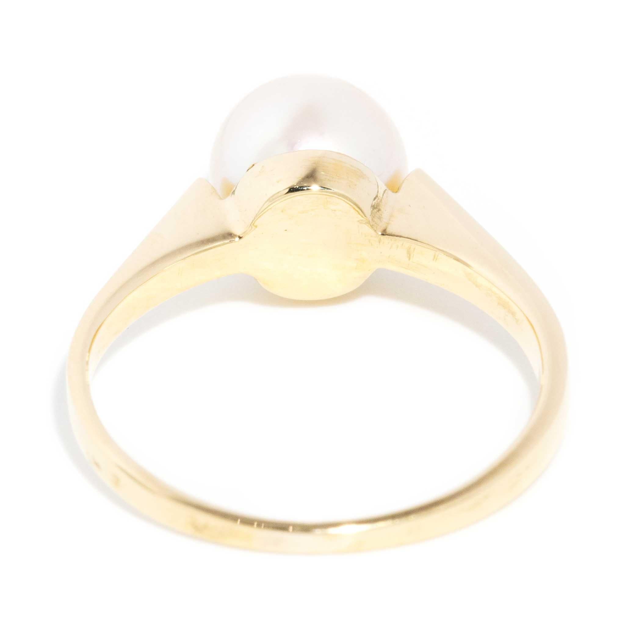 Celina Akoya Pearl Ring 18ct Gold