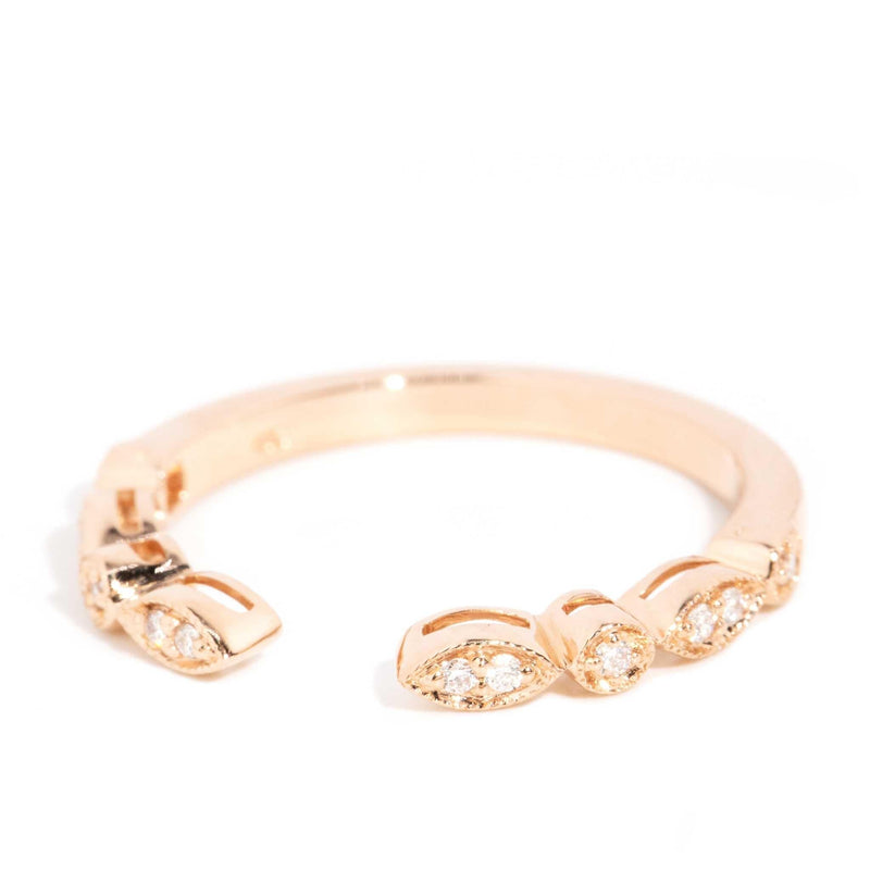 Tamila Diamond Open Ring 18ct Rose Gold