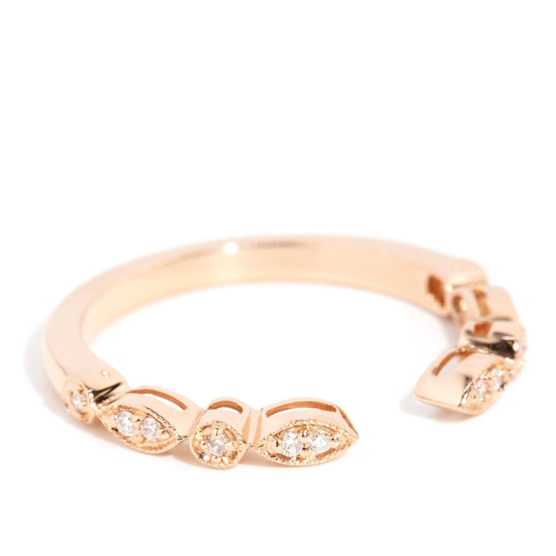 Tamila Diamond Open Ring 18ct Rose Gold