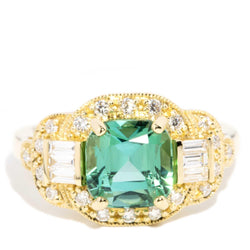 Sylvan 3.02ct Tourmaline & Diamond Ring 18ct Gold