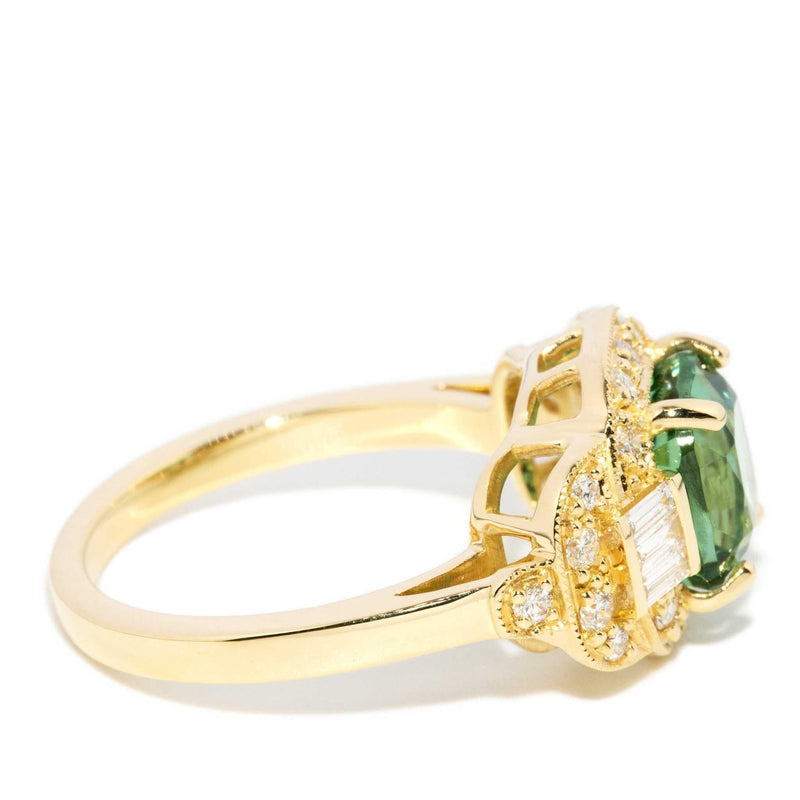 Sylvan 3.02ct Tourmaline & Diamond Ring 18ct Gold