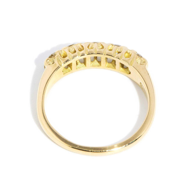 Rome Diamond London Bridge Ring 18ct Gold