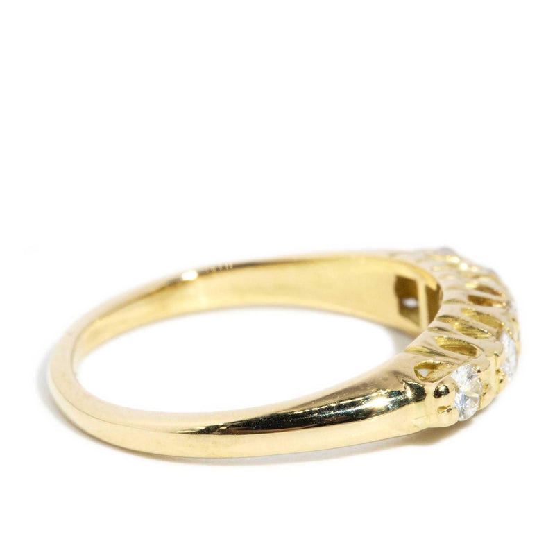 Rome Diamond London Bridge Ring 18ct Gold