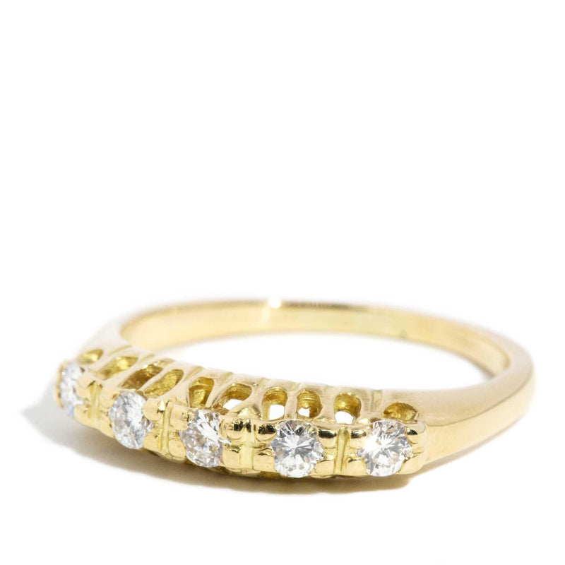 Rome Diamond London Bridge Ring 18ct Gold