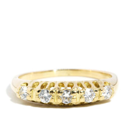 Rome Diamond London Bridge Ring 18ct Gold