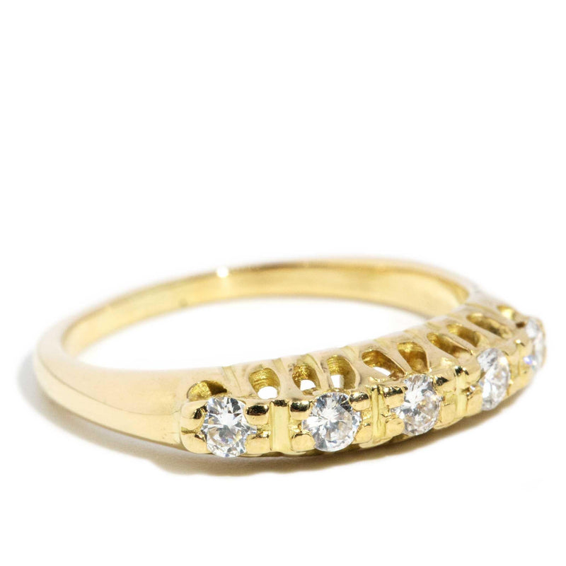 Rome Diamond London Bridge Ring 18ct Gold