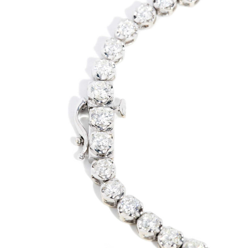 Penelope Diamond Tennis Bracelet 18ct White Gold (SIZE)