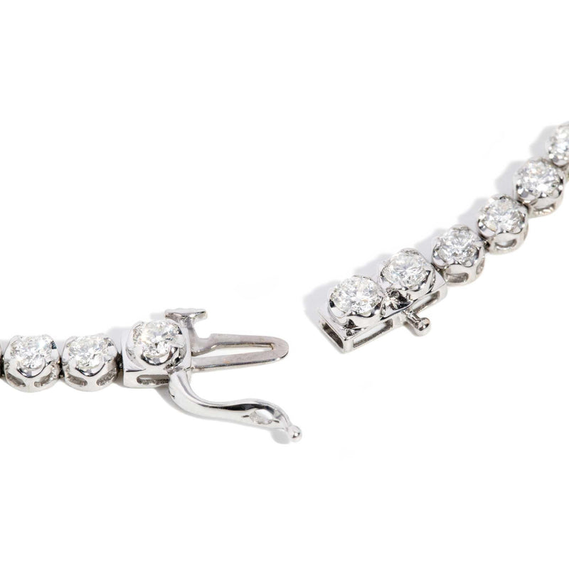 Penelope Diamond Tennis Bracelet 18ct White Gold (SIZE)