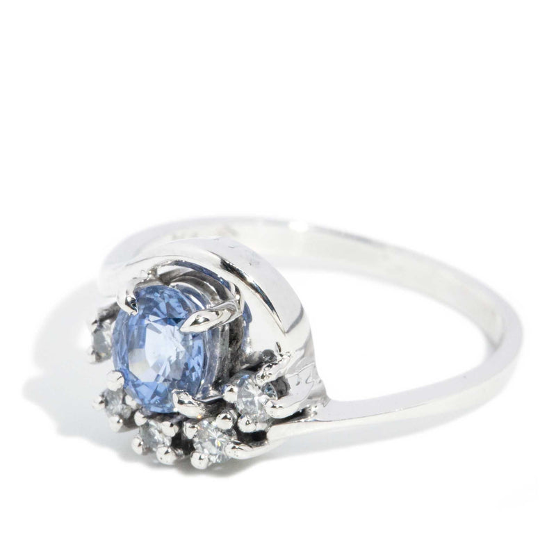 Decima 1980s 0.91ct Sapphire & Diamond Ring 18ct