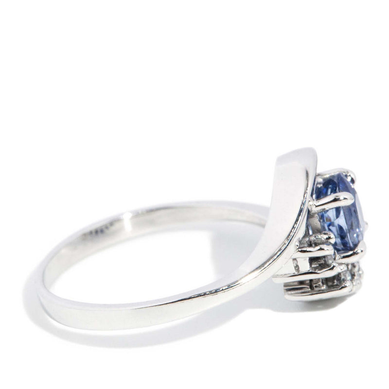 Decima 1980s 0.91ct Sapphire & Diamond Ring 18ct