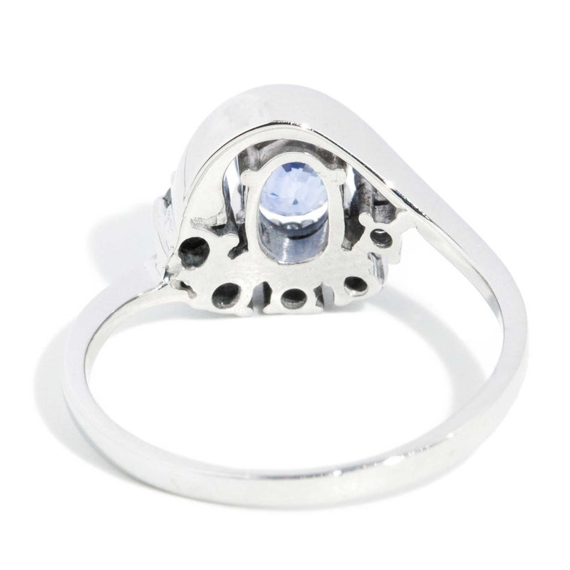 Decima 1980s 0.91ct Sapphire & Diamond Ring 18ct