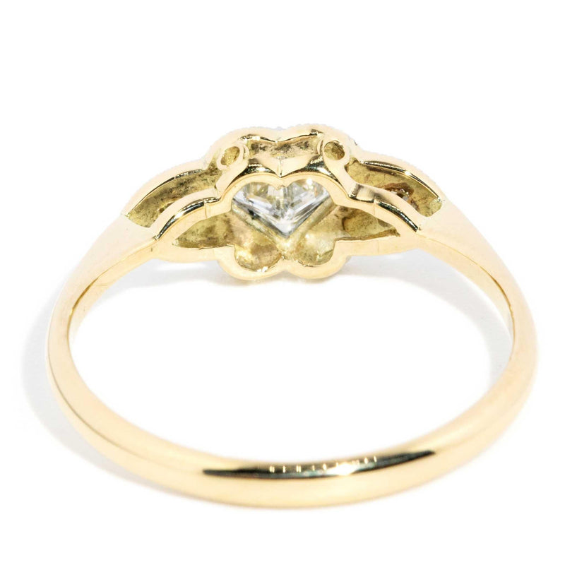 Dell 1950s Diamond Ring Platinum & 18ct Gold