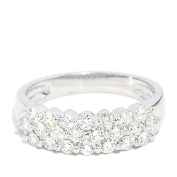 Delores Diamond Cluster Band 18ct Gold