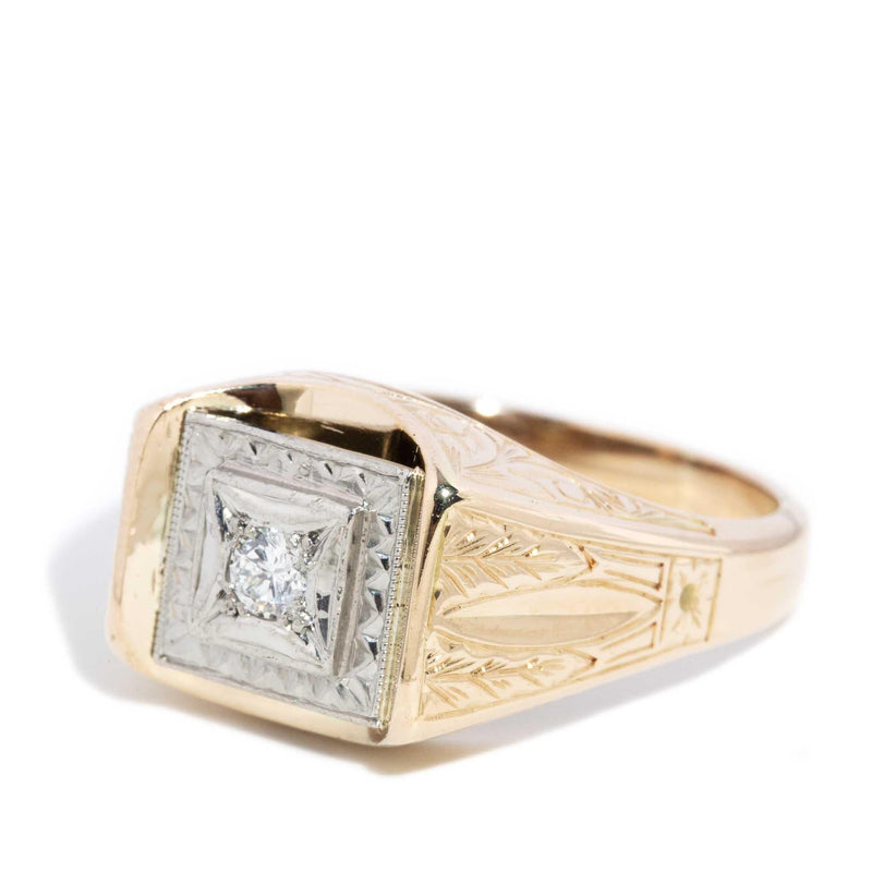 Dempsey 1970s Diamond Dress Ring 14ct Gold