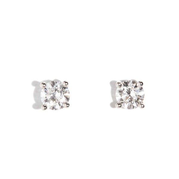 Gloria 0.35 Carat Diamond Platinum Studs