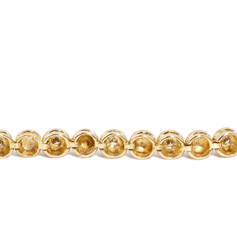 Grace 1990s Diamond Tennis Bracelet 9ct Gold