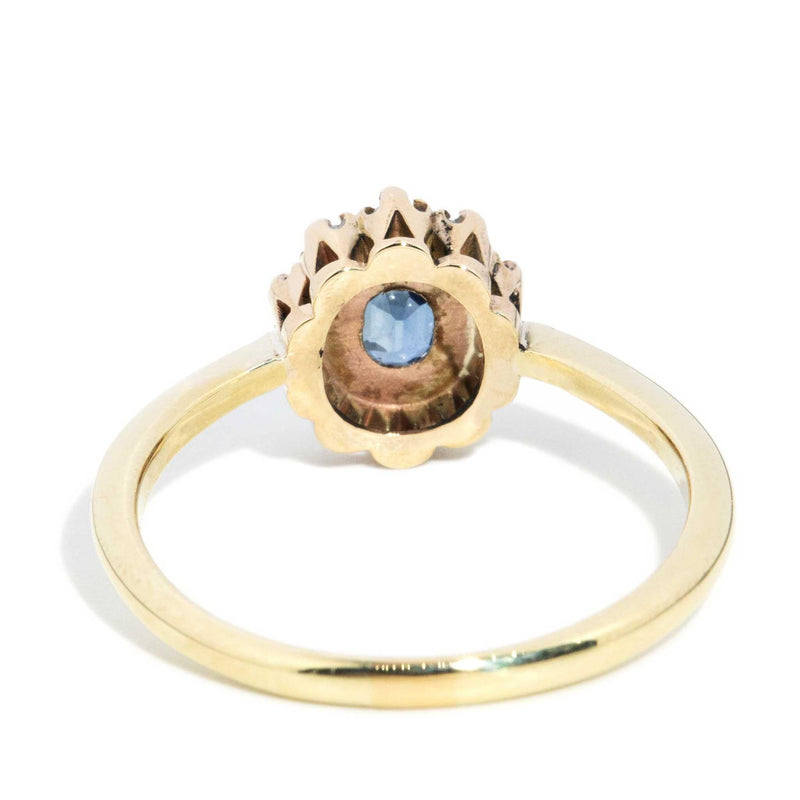 Hazel 14ct Ceylon Sapphire & Seed Pearl Ring (OB)