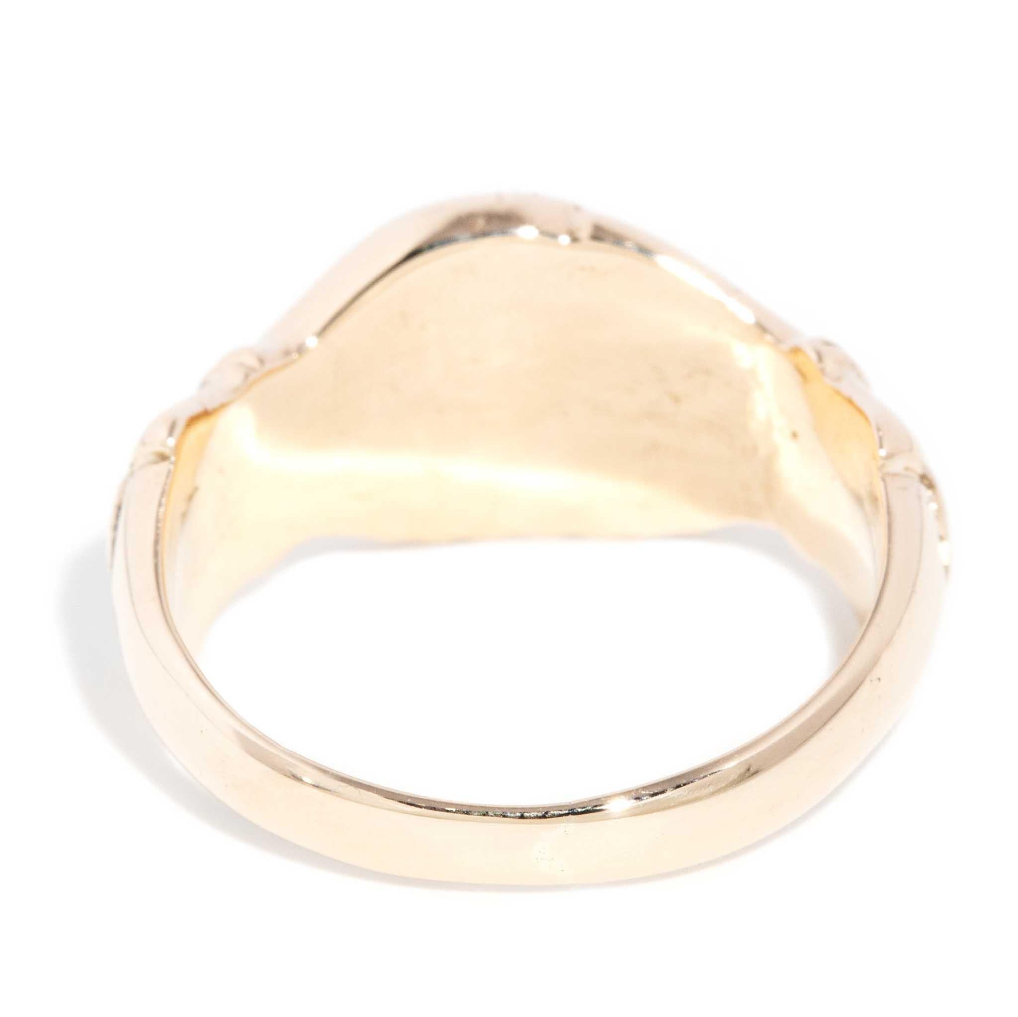 Idzi 1970s Fede Ring 9ct Rose Gold