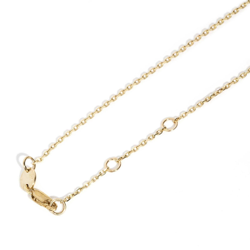 Isla Salt & Pepper Diamond Necklet 9ct Gold