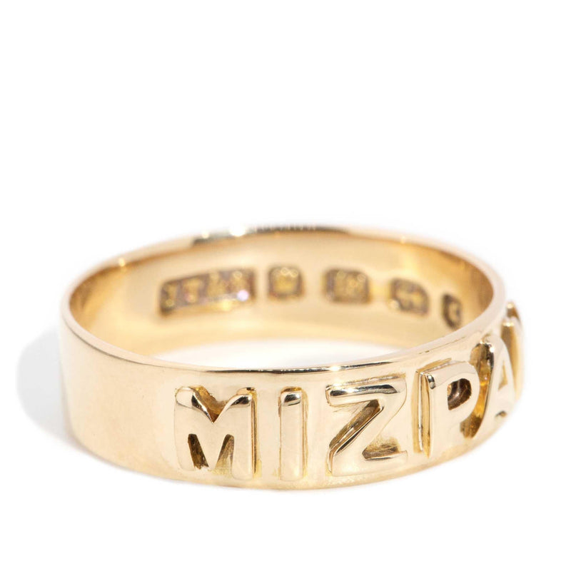 Jacob 1891 Mizpah Watchtower Ring 18ct Gold