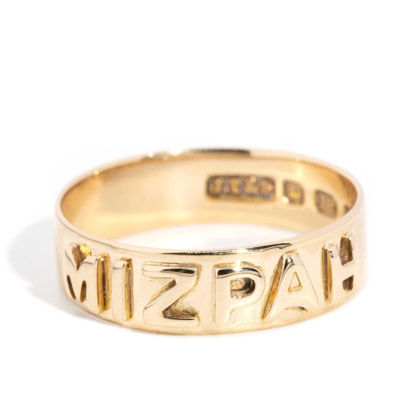 Jacob 1891 Mizpah Watchtower Ring 18ct Gold