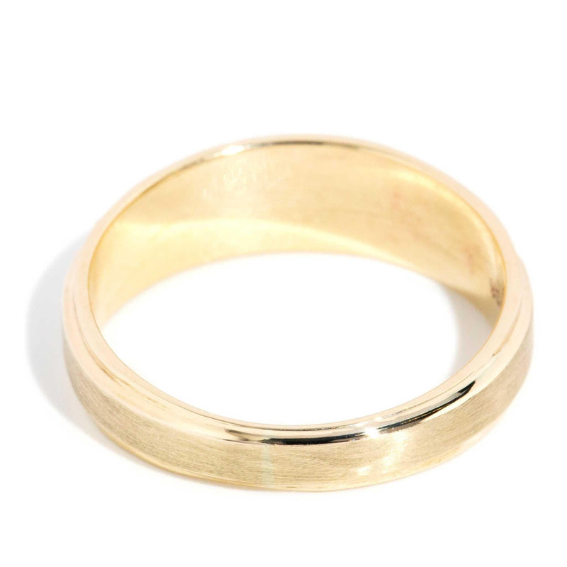 Janella 1980s Patterned Fede Ring 9ct Gold