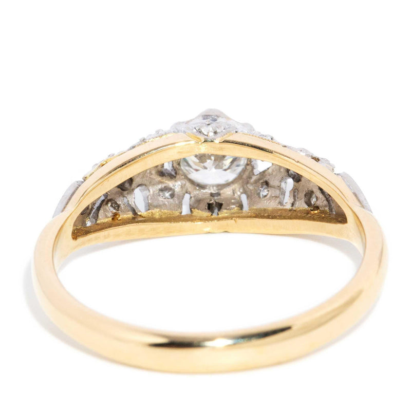 Maelynn 1970s Diamond Ring 18ct Gold