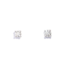 Marie Diamond Studs 9ct White Gold