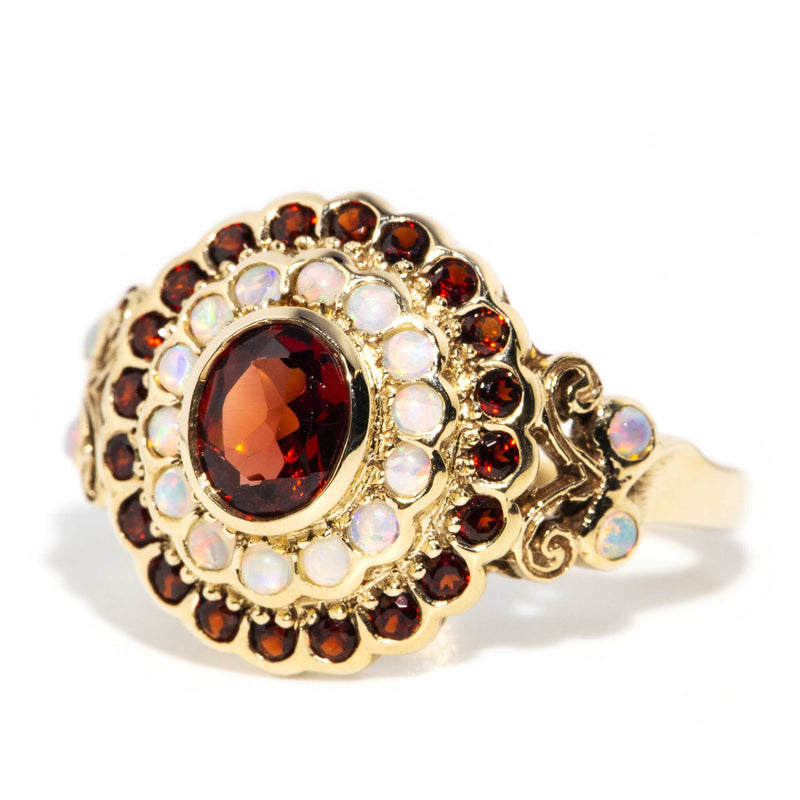 Marilyn Garnet & Opal Ring 9ct Gold* GEMMO Rings Imperial Jewellery 