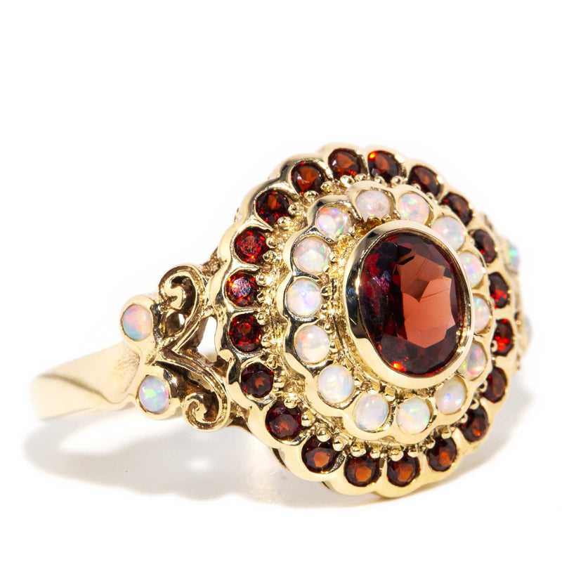 Marilyn Garnet & Opal Ring 9ct Gold* GEMMO Rings Imperial Jewellery 