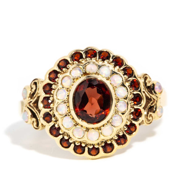 Marilyn Garnet & Opal Ring 9ct Gold* GEMMO Rings Imperial Jewellery Imperial Jewellery - Hamilton 