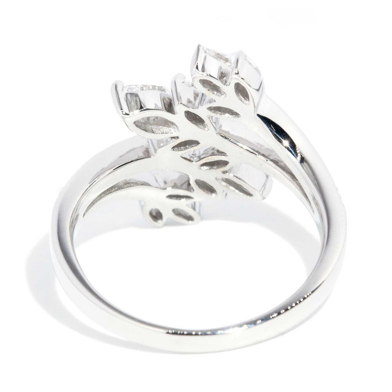 Milani Contemporary Diamond Cluster Ring 18ct White Gold