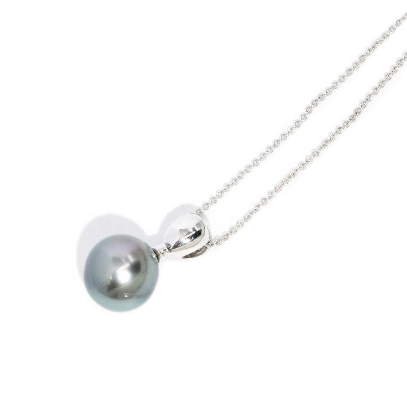 Nebula Contemporary Tahitian Pearl Pendant 18ct