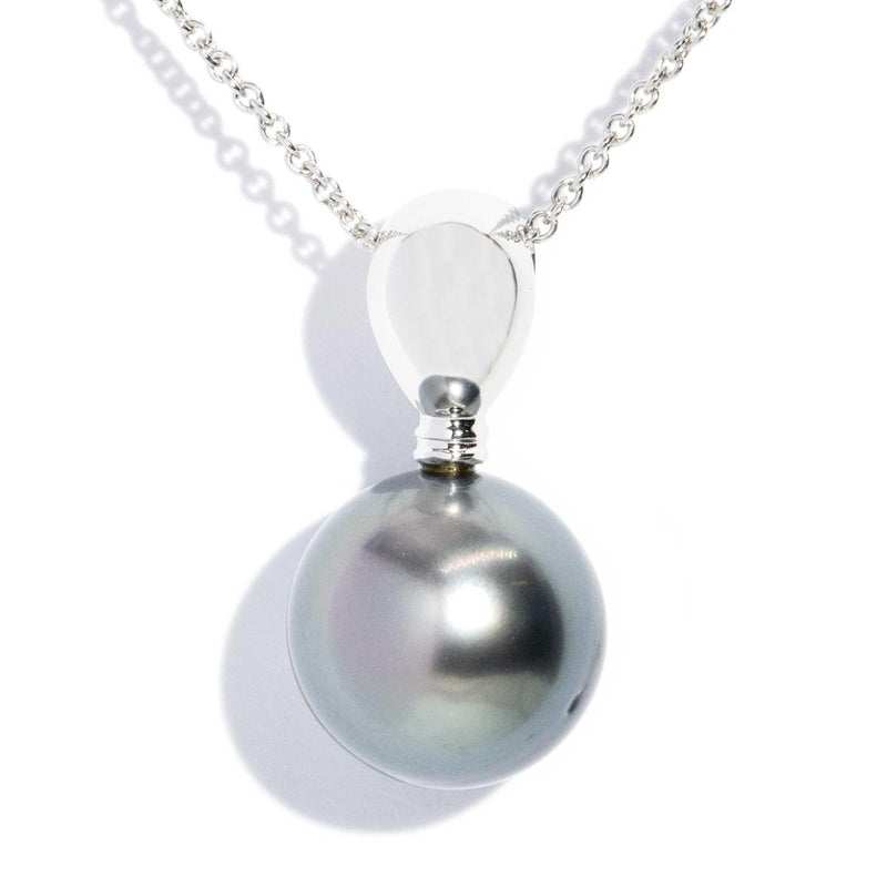 Nebula Contemporary Tahitian Pearl Pendant 18ct